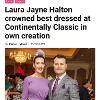 Evoke.ie - Laura Jayne Halton wins best dressed in her own design at the Intercontinental 'Continentally Classic' style event