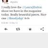 Editor of The Sunday Business Post, Gillian Nelis, Tweets about the Collection