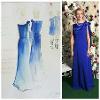 Sketch-to-dress for Dublin Rose Maria Coughlan in a custom royal blue gown